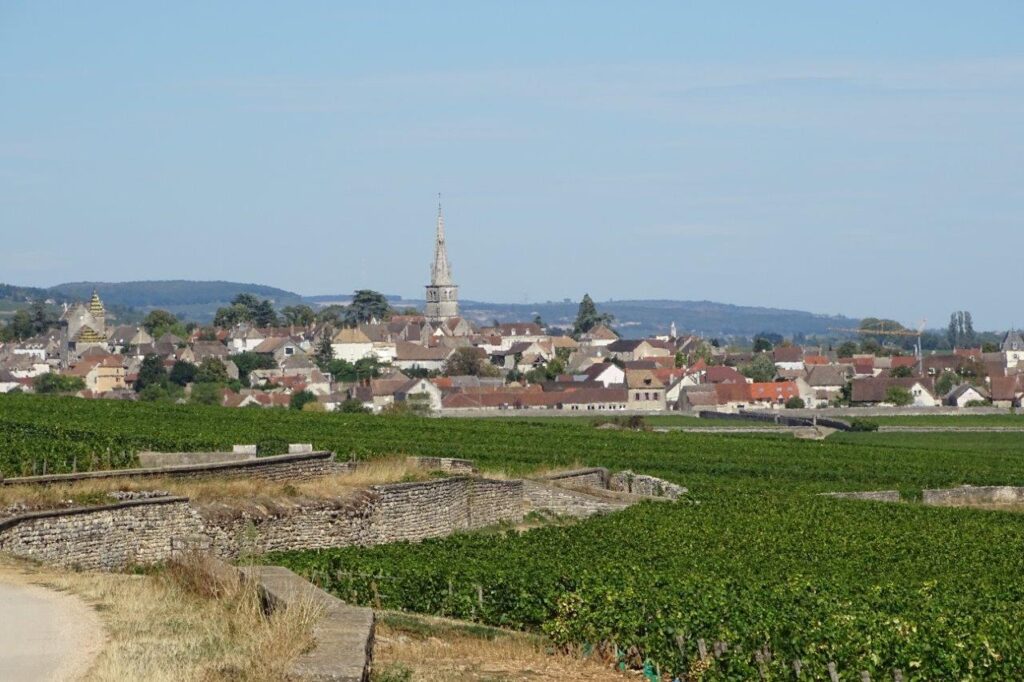 Vue vers Meursault
