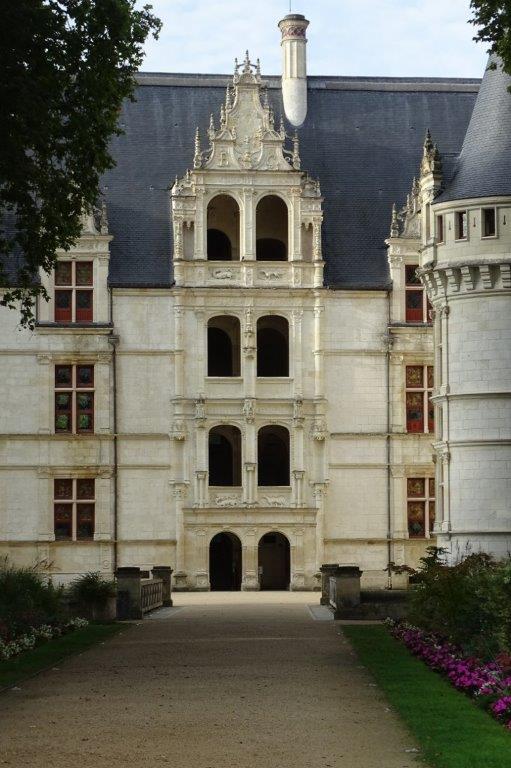 Escalier du château d’Azay-le-Rideau